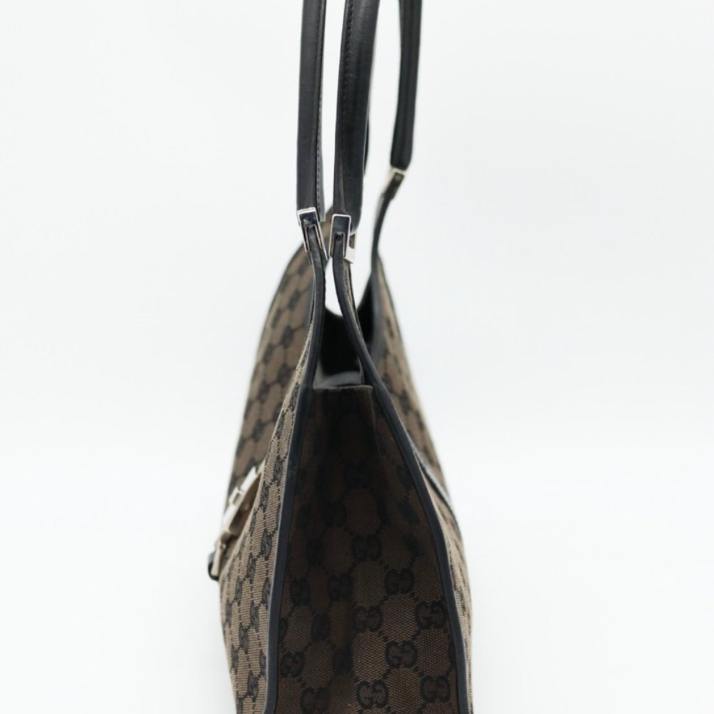 Gucci Structured Jackie Monogram Canvas‎ Handbag - Picture 11 of 14